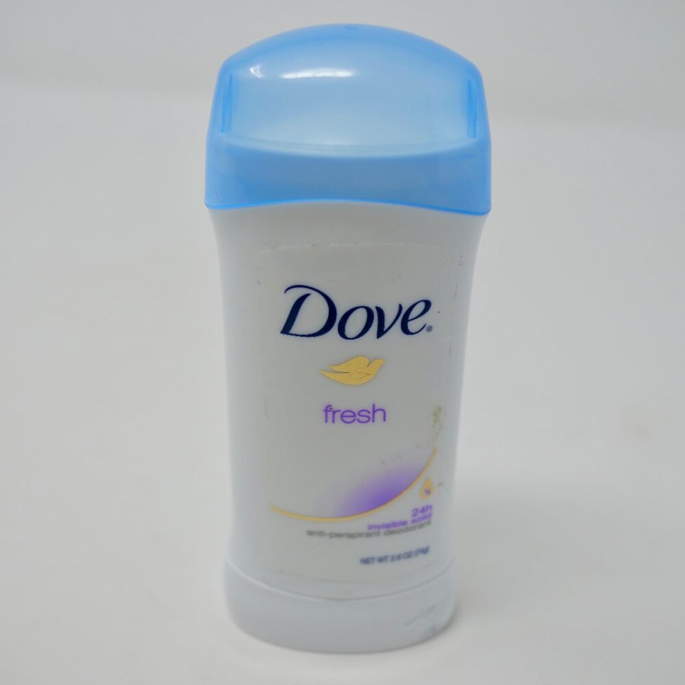 Dove Fresh Deodorant Invisible Solid 24 Hour Anti-Perspirant 2.6 oz Expired 2022